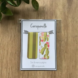 Marcapáginas Magnéticos Cactus Charm