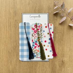Marcapáginas con Borla Spring Flowers